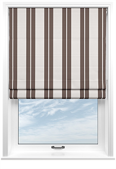 The British Stripe Co. Edward, Highlands No.1 - Twist&Fit Roman Blind